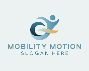 Wheelchair - Wheelchair Disability Support logo design