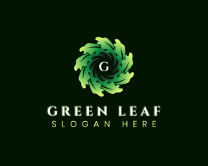 Botanical Natural Leaves logo design