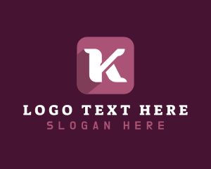 Web Developer Letter K Logo