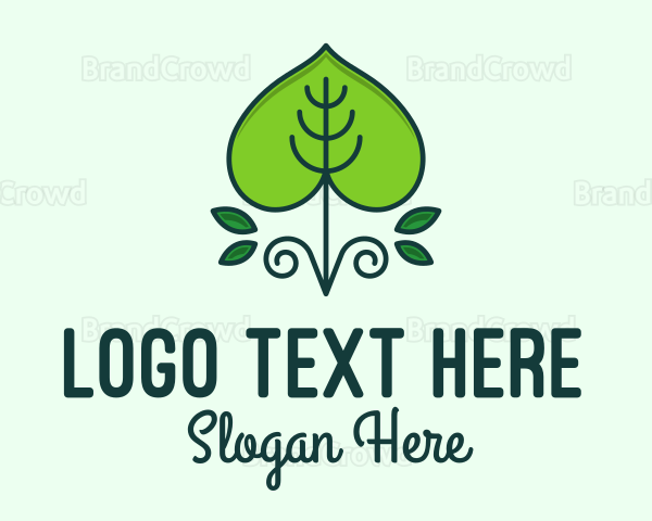 Green Ornamental Gardening Logo