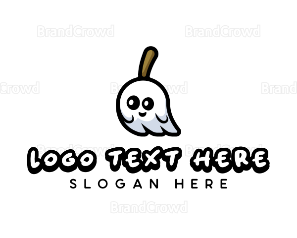 Ghost Broom Clean Logo