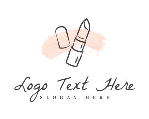 Pastel Lipstick Smudge Logo