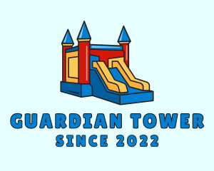 Kids Jumping Castle  logo design