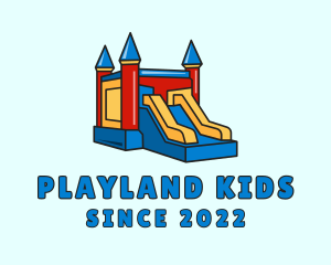 Kids Jumping Castle  logo design