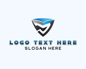 It - Cyber Shield Letter Y logo design