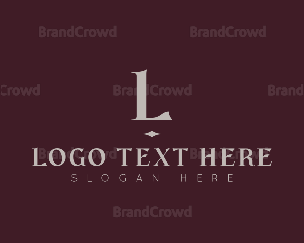 Elegant Upscale Brand Logo