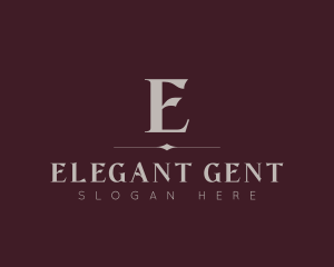 Elegant Upscale Brand logo design