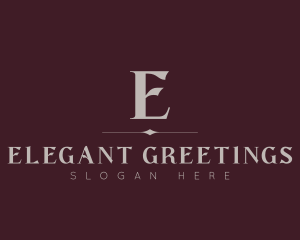 Elegant Upscale Brand logo design