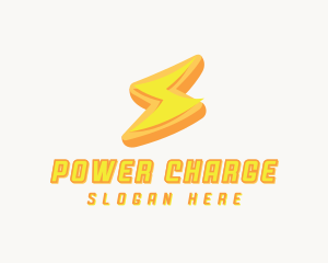 Power Lightning Electricity logo design