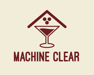 Liquor Store - Cocktail Glass Pub logo design