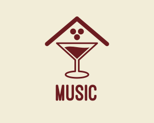 Sommelier - Cocktail Glass Pub logo design