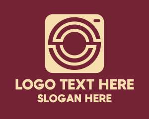 Social Media - Maze Instant Camera logo design