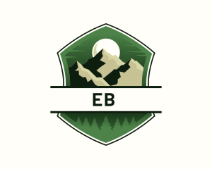 Shield - Mountaineering Peak Forest logo design