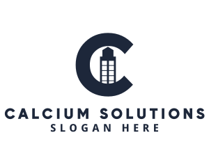 Urban Letter C Building logo design