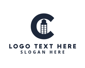 Establishment - Urban Letter C Building logo design