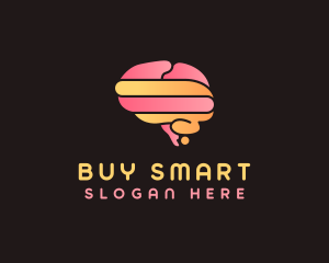 Big Brain Gradient  logo design