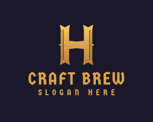 Brewer - Pub Bar Brewery logo design