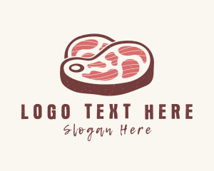 Pork - Steak Grill Restaurant logo design