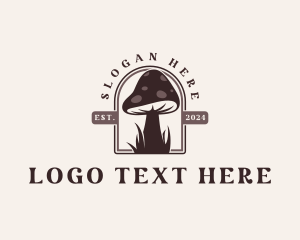 Nature - Mushroom Garden Nature logo design