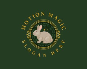 Magical Bunny Rabbit logo design