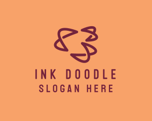 Scribble - Round Infinity Scribbles logo design