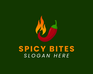 Chili - Spicy Chili Flame logo design