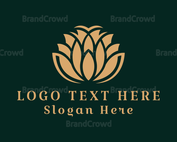 Deluxe Floral Spa Logo