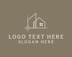 Architect - Industrial Architecture House logo design
