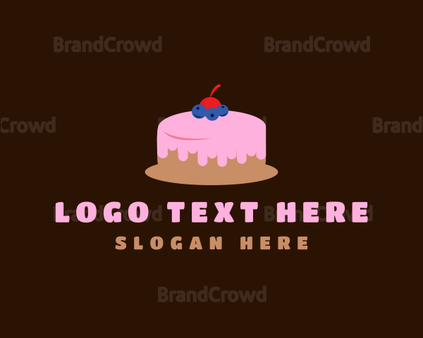 Blueberry Cherry Cake Logo