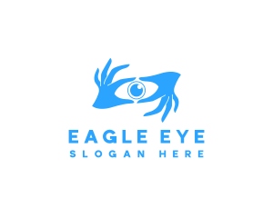 Surveillance Eye Lens logo design