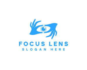 Surveillance Eye Lens logo design