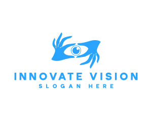 Surveillance Eye Lens logo design