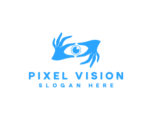 Surveillance Eye Lens logo design