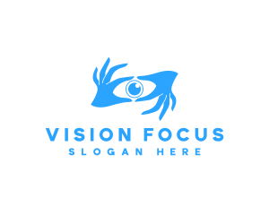 Lens - Surveillance Eye Lens logo design