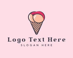 Erotic - Sexy Lingerie Cone logo design