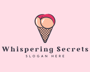 Intimate - Sexy Lingerie Cone logo design