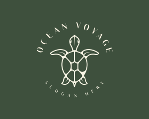 Wildlife Sea Turtle logo design