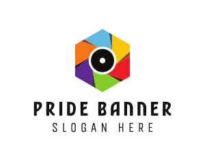 Rainbow Shutter Photography logo design