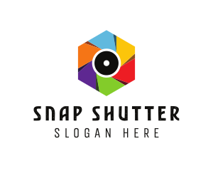 Shutter - Rainbow Shutter Photography logo design