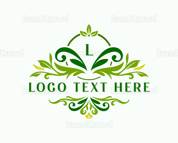 Elegant Floral Garden Logo