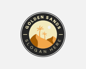 Sand - Desert Sand Dune logo design