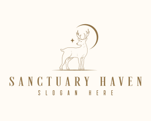 Sanctuary Deer Park logo design