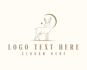 Stag - Sanctuary Deer Park logo design