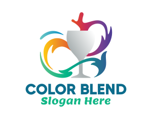 Colorful Wine Winery  logo design