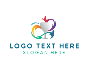 Wine Drink Winery  Logo