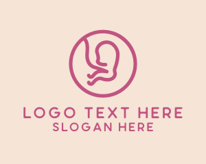 Gynecologist - Pediatric Baby Clinic logo design