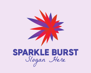 Firework - Star Flower Burst logo design