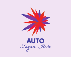 Office - Star Flower Burst logo design