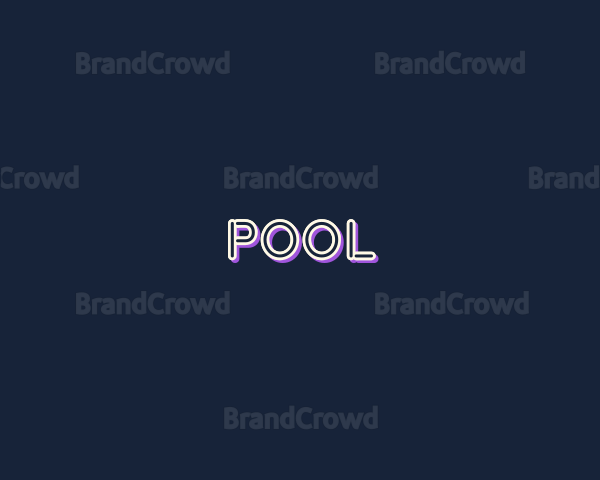 Neon Wordmark Text Logo