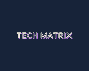 Matrix - Cyber Tech App logo design